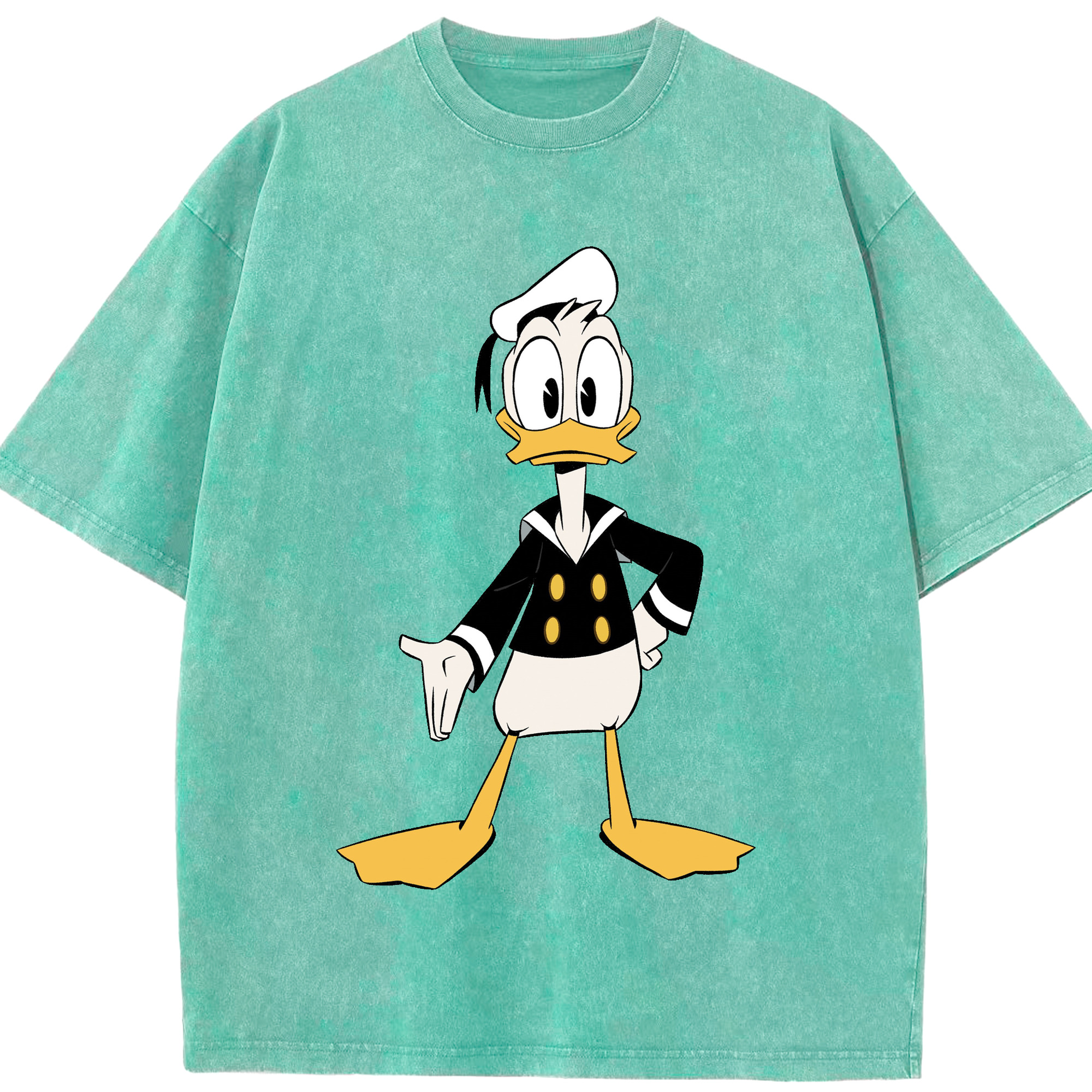 （画像用） ミッキーマウス Mickey Mouse 綿100% ヴィンテージ風 半袖Tシャツ（フロントプリント）